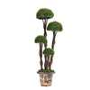 Large Artificial Topiary Potted Tree Cypress Realistic Fake Plant Outdoor Decor