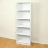 5 Tier Wooden White Home/Office Bookcase Storage Display Unit Shelving/Cabinet