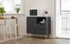 Small Sideboard Cupboard Display Cabinet Storage with 2 Drawers & 1 Doors