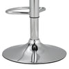 Pair of Swivel Bar Stools Kitchen Bar Pub Barstool Adjustable Height Chrome Base