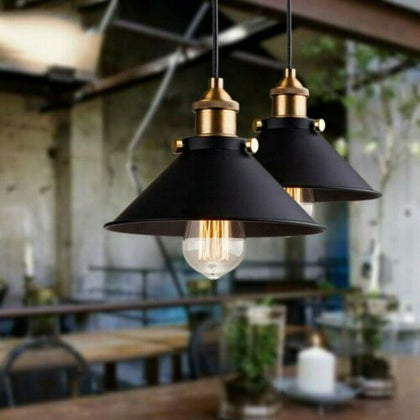 Vintage Industrial Metal Ceiling Pendant Shade Modern Hanging Retro Lights Lamps