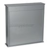 Wall Mounted Mirror Cabinet Storage Wooden Shelf Bathroom Cupboard Shelf Gray UK