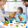 Take Apart Dinosaur 4-Pack DIY Construction Build Set Toy with Drills STEM Gifts