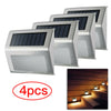 6x Super Bright Solar Powered LED Door Fence Wall Lights Outdoor Garden Lamp UK