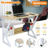 Home Office Computer Desk Study PC Writing Table Workstation Shelf Furniture UK