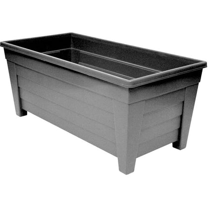 Extra Large 55cm Long Garden Planter Plant Pot Plastic Trough Raised Planter