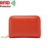 Vintage Genuine Leather RFID Card Holder Women Men Wallet Credit Card Holders