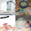 LED Desk Lamp 5X Magnifier Glass Light Stand Clamp Foldable Beauty Magnifying UK