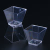 50pcs Square Plastic Dessert Cups Mini Cubes 2oz/60ml Strong Cup Party Decor UK