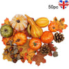 Artificial Pumpkin Harvest Autumn Fall Thanksgiving Wreath Banquet Home Decor
