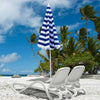 Garden Beach Patio Umbrella Parasol Sun Shade UV Protection Tilting 1.6m 1.8m