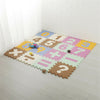 EVA Foam Puzzle Play Mat w Borders Kids Multi-Color Safe Baby Padded Floor Tiles