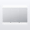 LED Bathroom Mirror Cabinet with Demister Socket 3 Color Light Dimmable 1000x600