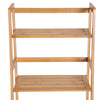 4-Tier Bamboo Ladder Bookcase Utility Shelf DIY Plant Stand Holder