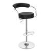 2pc Bar Stools Faux Leather Breakfast Swivel Kitchen living room Gas Lift Chairs