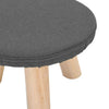 Small Stool Footstool Table Side Kid Stool Bench Chair Padded Top Wooden Legs