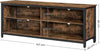 Modern Large TV Stand Media Storage Cabinet Shelf Shelves Metal Sideboard Unit