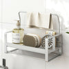 2 Tier Stainless Steel Shower Shelf Bathroom Rack Storage Organiser Caddy Rack