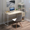 Wood Computer Desk Laptop PC Table Home Office Study Simple Workstation Shelves