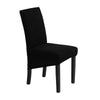 4PCS Dining Chair Seat Covers Slip Stretch Wedding Banquet Party Removable
