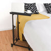 Over the Bed Side Table Wheels Hospital Overbed Rolling Tray Adjustable Bedside