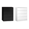 Modern Chest of Drawers Bedside Table Cabinet Nightstand 4 Drawers Bedroom White