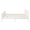 White Wooden Single Bed Frame Solid Pine 4FT6 Double Bed Frame 3FT Single Bed