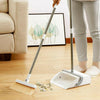 Household Sweeping Soft Broomed And Dustpan Set Folding Telescopic Storage