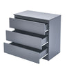 Modern Chest of Drawers Bedside Table Cabinet Nightstand 3 Drawers Bedroom