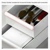 White Cosmetic Organiser Plastic Makeup Drawer Holder Jewellery Case Box Storage