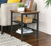 Industrial Style Side Table End Small Cabinet Vintage Bedside Unit Nightstand