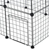 Small Animals Cage DIY Pet Playpen Metal Wire Fence Indoor Outdoor 36 Panel