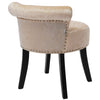 Velvet Dressing Table Stool Chair Piano Makeup Seat Vanity Bedroom Living Room