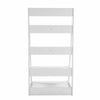 4 Tier White Ladder Shelf Book Shelves Storage Display Home Plant Flower Stand