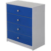 Kids Chest of Drawers Childrens Bedroom Furniture Storage Cabinet 4 Draws -