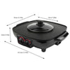 2in1 Hot Pot Barbecue Dualuse Non-Stick Pot Electric Induction Hot Pot Cooker