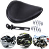 Motorcycle 3'' Spring Solo Bracket Seat For Harley Chopper Bobber Custom Black