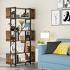 Tribesigns Vintage Bookcase for Home Office 6 Tier Bookshelf Living Room Divider