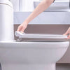 Soft Close Toilet Seat White Bathroom Oval Heavy Duty Universal Hinges Anti Slam