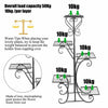 Metal Plant Stand Multilayer Flower Herbs Holder Flower Rack for Home Decoration