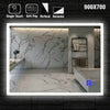 Bathroom Mirror Light up Large Wall led Mirror illuminated Heated With Bluetooth