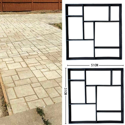 Concrete Path Moulds Patio Paving Garden Mould DIY Path Floor Mould Maker