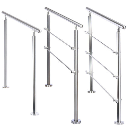 Outdoor Garden Handrail Safety Stair Steps Hand Rail Stainless Steel Balustrade