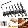 7X Drill Bit Countersink Set Carpentry Tool 90 degree Professional HSS Universal