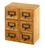 Rustic Drawers Small Chest Office Desk Trinket Box Cabinet Wooden Storage Unit