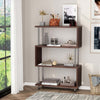 Bestier Industiral 4 Tier Bookshelf, Sturdy Book Case w/ Open Shelves Storage