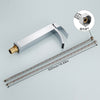 Basin Mixer Taps Tall Waterfall Bathroom Sink Tap Brass Faucets Chrome Polished