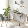 Computer Desk Simple PC Laptop Study Desk for Home Office Writing Table Grey