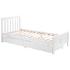 2 Drawers 4ft 3ft Double Single Wooden Solid White Pine Kids Storage Bed Frame