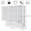Cube DIY Plastic Storage Wardrobe Shoe Organizer Shelves Unit Hanging Cabinet UK